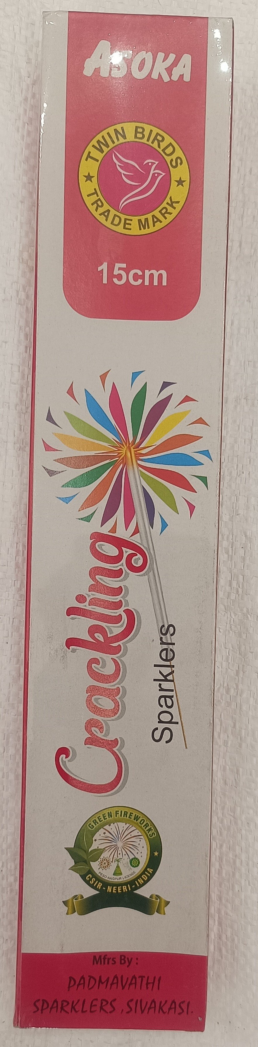 15CM CRACKLING SPARKLERS